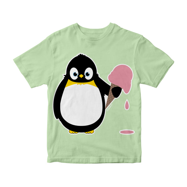 omunky Penguin Kids T-shirt - Infant and Toddlers Sizes