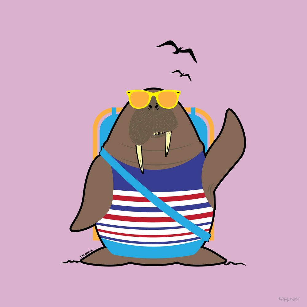 
            
                Load image into Gallery viewer, Walrus at the Beach
            
        